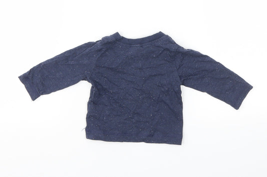 F&F Boys Blue Basic T-Shirt Size Newborn