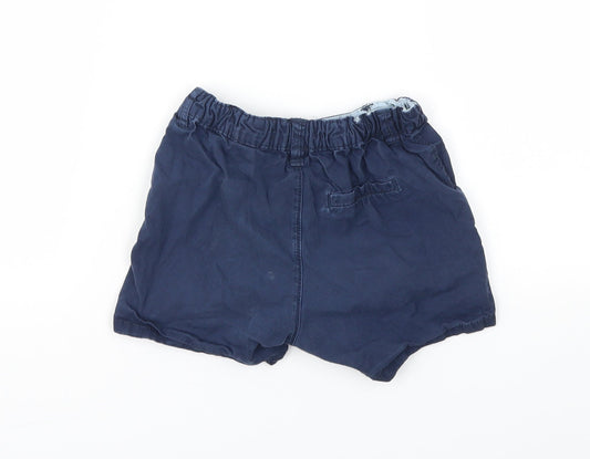 H&M Boys Blue Chino Shorts Size 2-3 Years