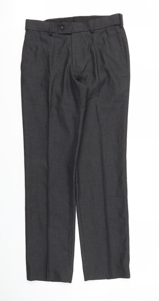 Tailor & Cutter Mens Grey   Trousers  Size 30 in L31 in