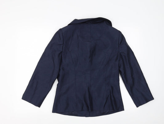 peter martin Womens Blue Jacket Suit Jacket Size 12