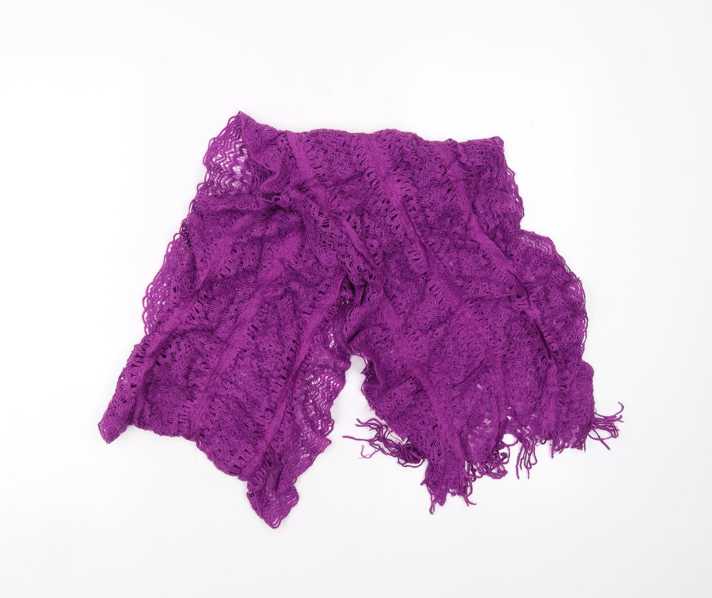 Preworn Womens Purple Scarf