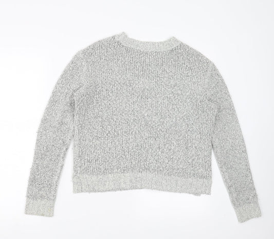 Divided Womens Grey Pullover Jumper Size S