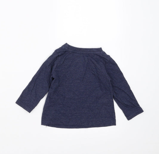 Mini Rebel Boys Blue Basic T-Shirt Size 9-12 Months - my mummy is the best