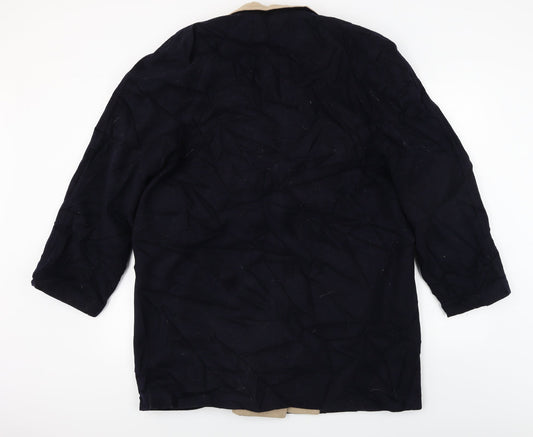 Preworn Womens Blue Jacket Coat Size 16