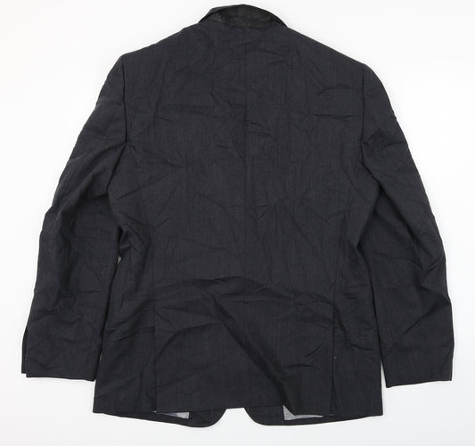 Preworn Mens Grey Jacket Blazer Size 34