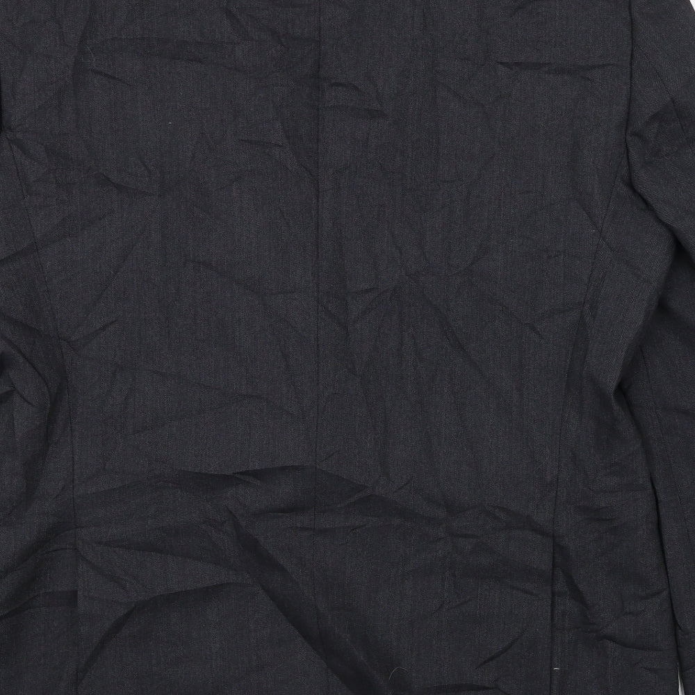 Preworn Mens Grey Jacket Blazer Size 34