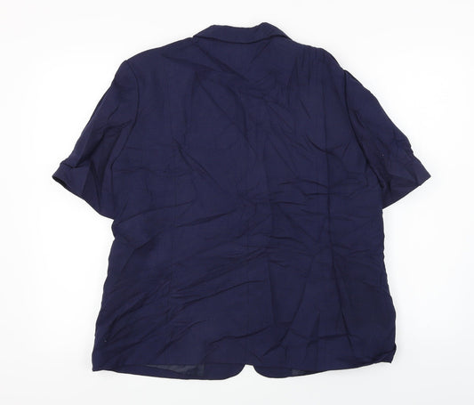Bonmarché Womens Blue Jacket Blazer Size 18