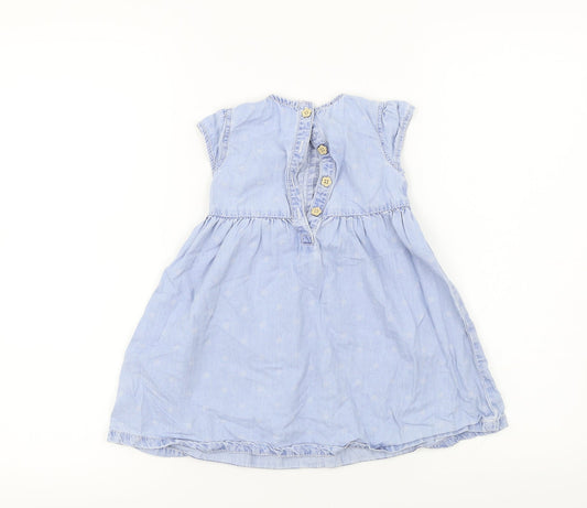 George Girls Blue A-Line Size 18-24 Months
