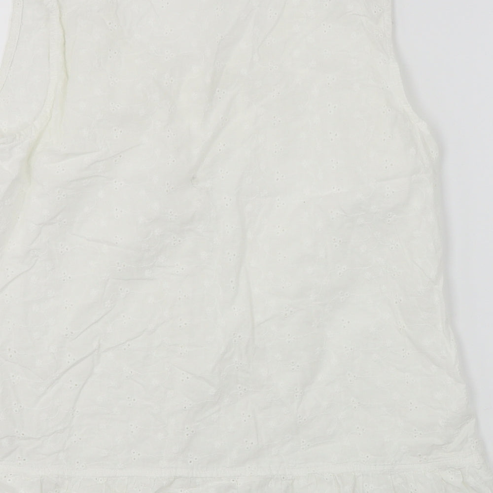 Peacokcs Womens White A-Line Size 12