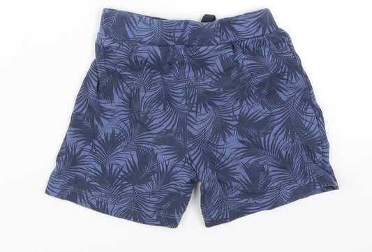 Primark Boys Blue Flecked Sweatpants Trousers Size 18-24 Months - Palm Leaves