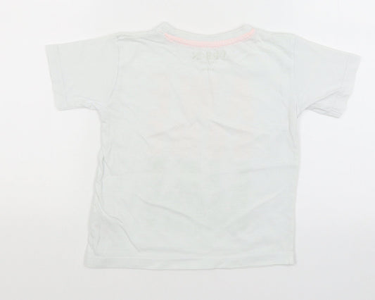Urban Rascals Boys White Basic T-Shirt Size 3-4 Years - Awesome like Daddy