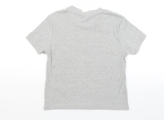 Topshop Womens Grey Basic T-Shirt Size S
