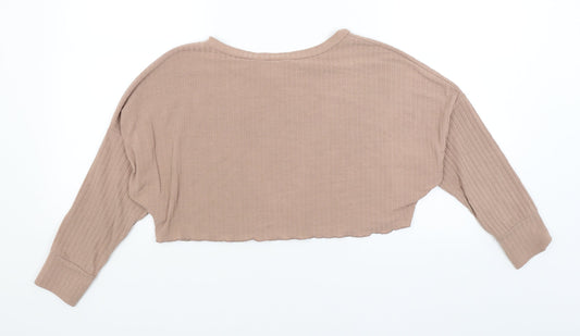 Miss Selfridge Womens Pink Pullover Jumper Size 8