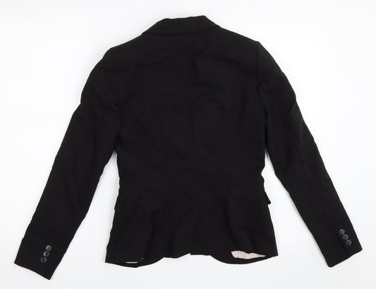 H&M Womens Black Jacket Blazer Size 36
