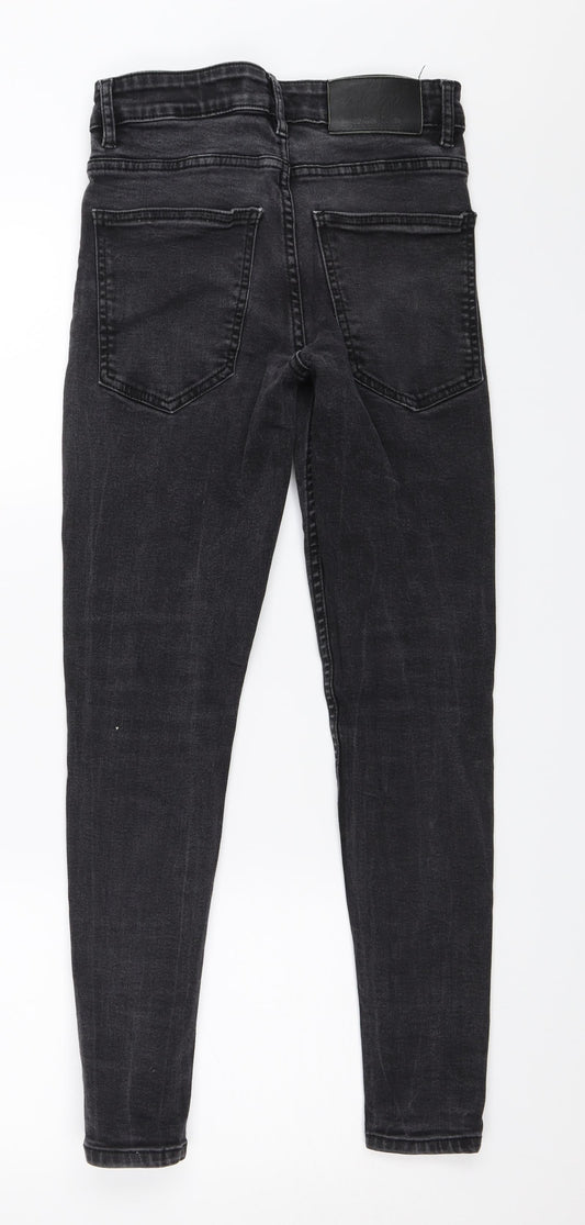 Beck & Hersey Womens Black Denim Skinny Jeans Size 28 in L27 in