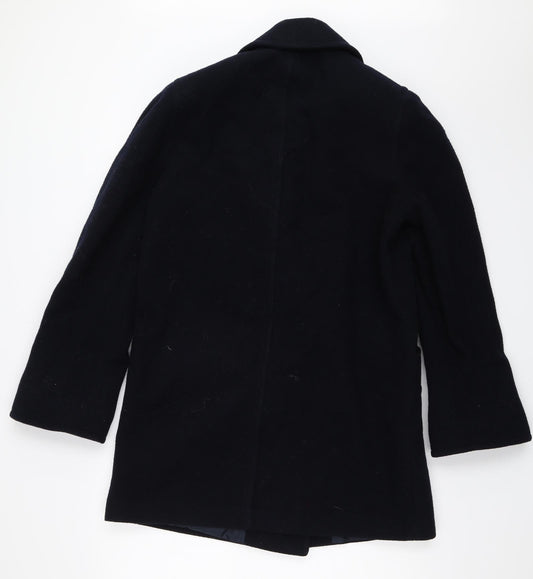 Astraka Womens Blue Overcoat Coat Size 10