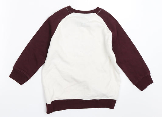 Matalan Boys Red Pullover Sweatshirt Size 6 Years