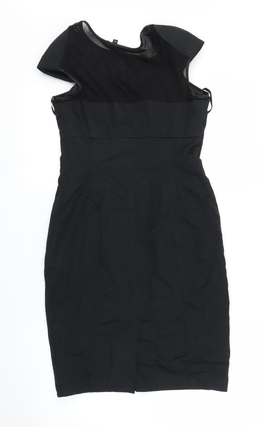 Full Circle Womens Black Sheath Size 10