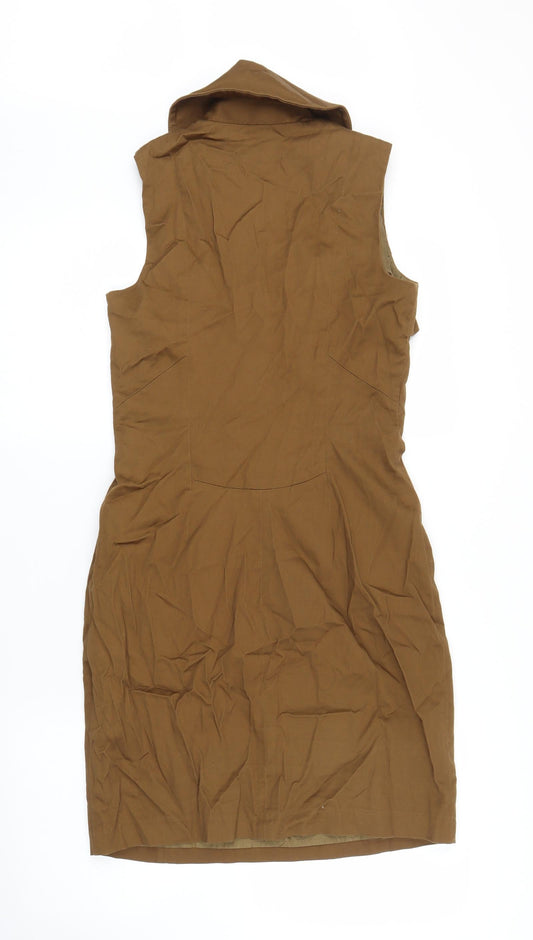 Full Circle Womens Brown Sheath Size 8