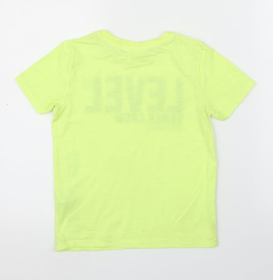 Pep&Co Boys Yellow Basic T-Shirt Size 6-7 Years