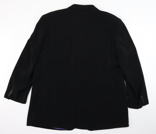 Life and Limb Mens Black Blazer Size 40