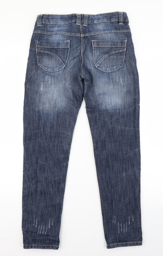 miss evie Girls Blue Denim Skinny Jeans Size 11-12 Years