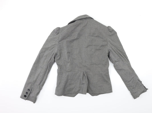 Dorothy Perkins Womens Grey Overcoat Coat Size 14