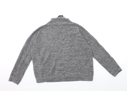 New Look Womens Grey Knit Pullover Jumper Size S