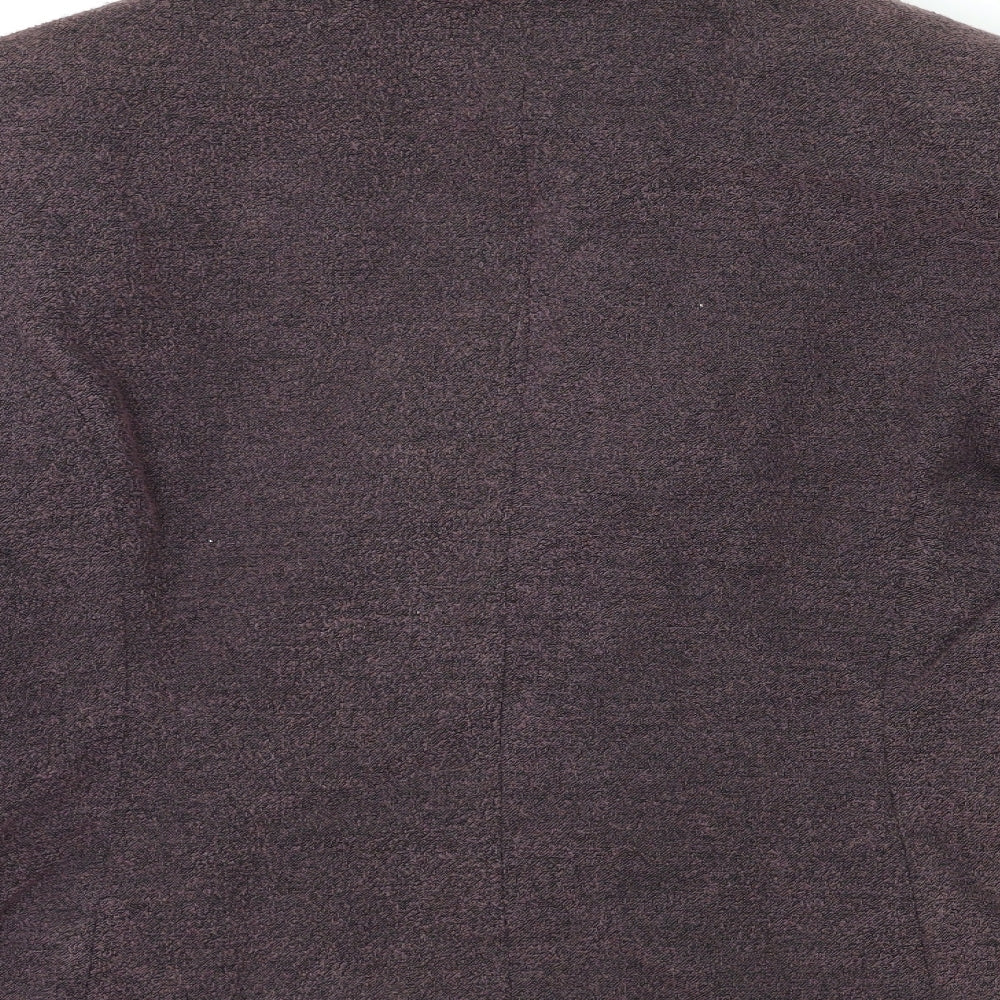 St Bernard Womens Purple Jacket Coat Size 16