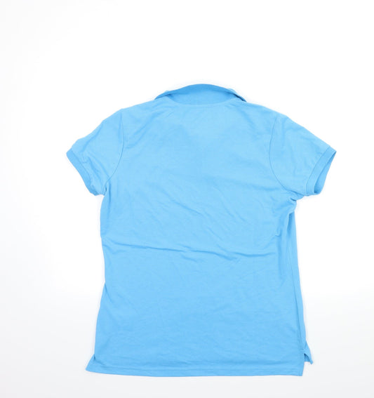 Asquith & Fox Mens Blue Polo Size M