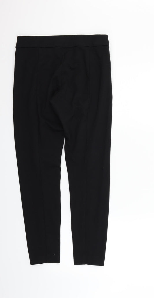 H&M Womens Black Jegging Trousers Size 12 L25 in