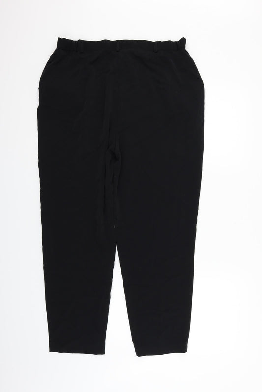 Dany Womens Black Trousers Size 30 in L26 in