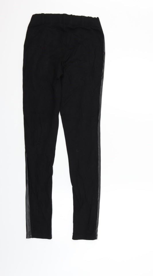 Seraphine Womens Black Jegging Trousers Size 6 L29 in