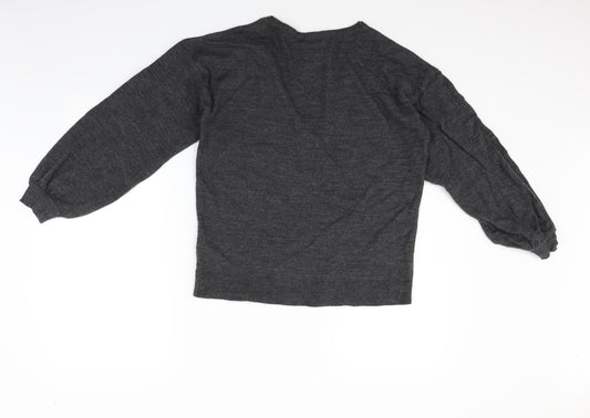 ASOS Womens Grey Pullover Jumper Size 8