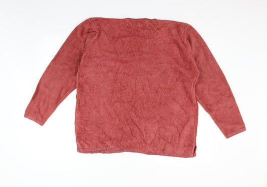 fragrance Womens Red Cape Jumper Size M