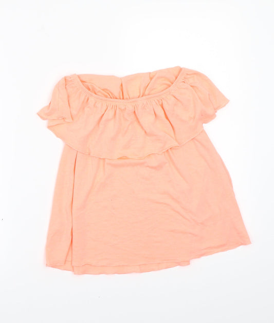 Candy Couture Womens Pink Basic Blouse Size 12