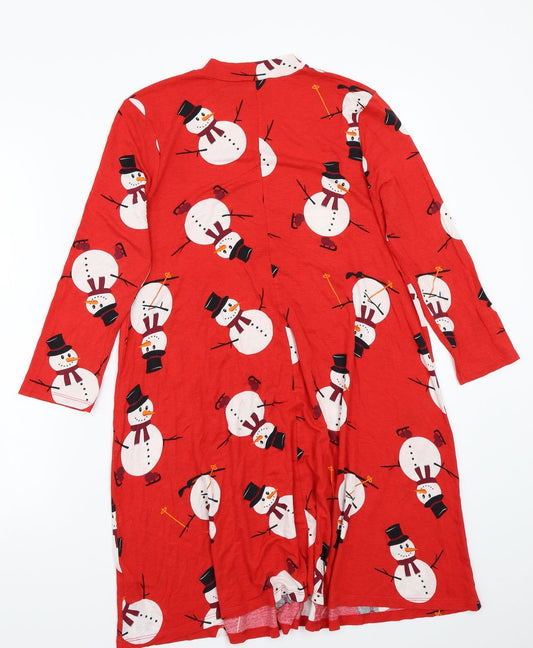 Papaya Womens Red A-Line Size 8