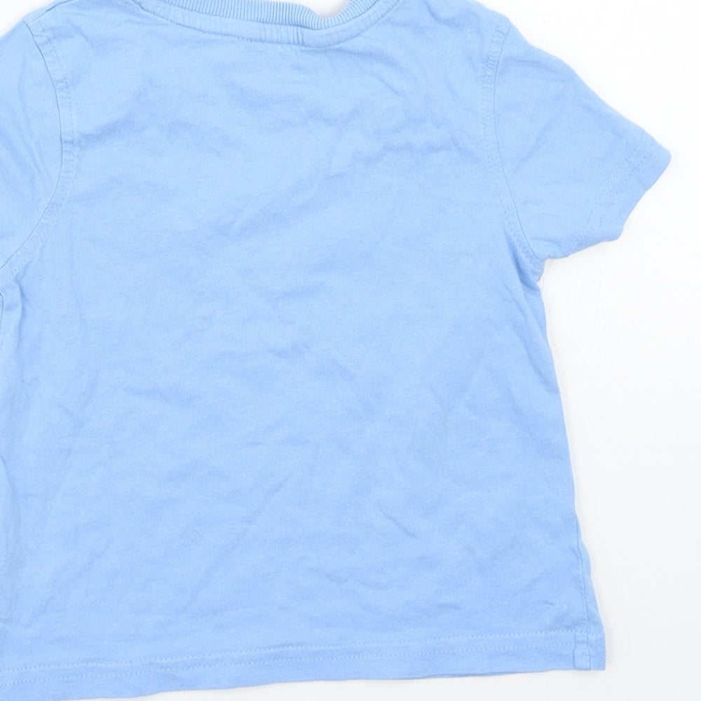 George Boys Blue Basic T-Shirt Size 12-18 Months