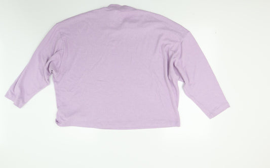 H&M Womens Purple Pullover Sweatshirt Size M