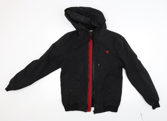 Cedar Wood State Mens Black Jacket Coat Size S