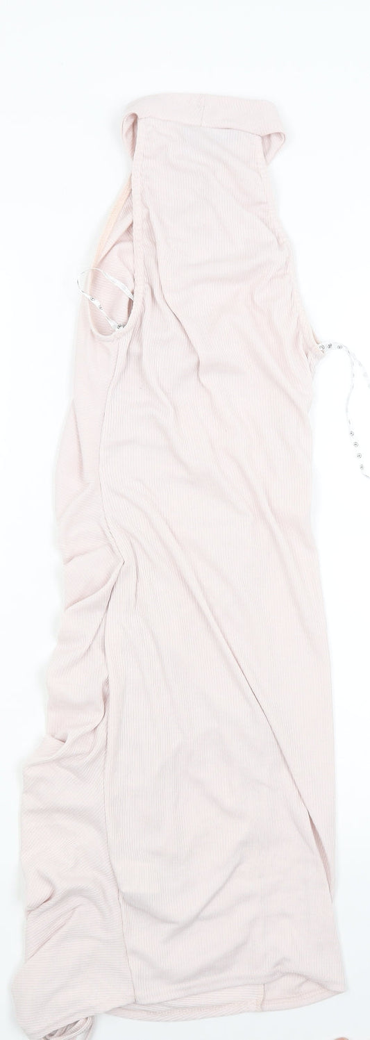 Missguided Womens Pink Pencil Dress Size 8