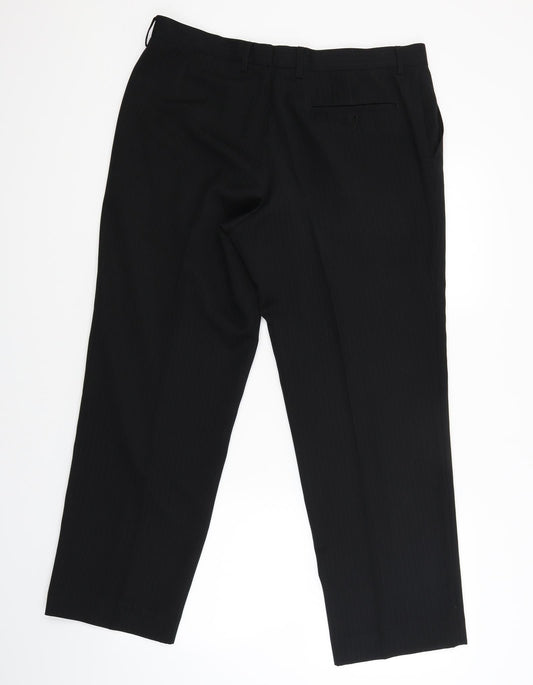 Marks & Spencer Womens Black Trousers Size 36 L30 in