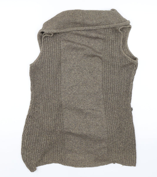 Principles Womens Brown Cardigan Jumper Size 10