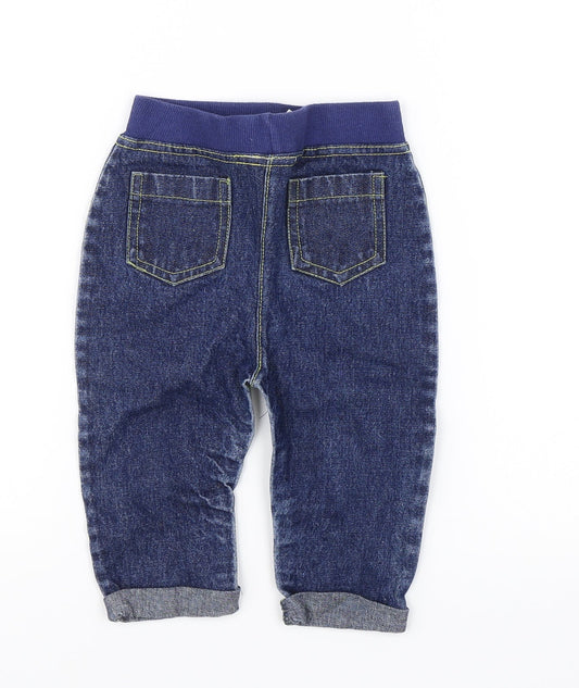 PEP&CO Baby Blue Denim Jogger Jeans Size 9-12 Months