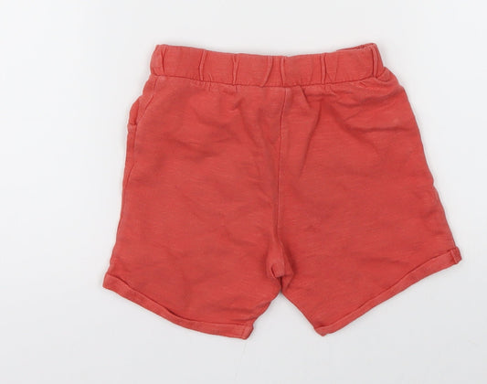 F&F Boys Orange Cropped Trousers Size 12-18 Months