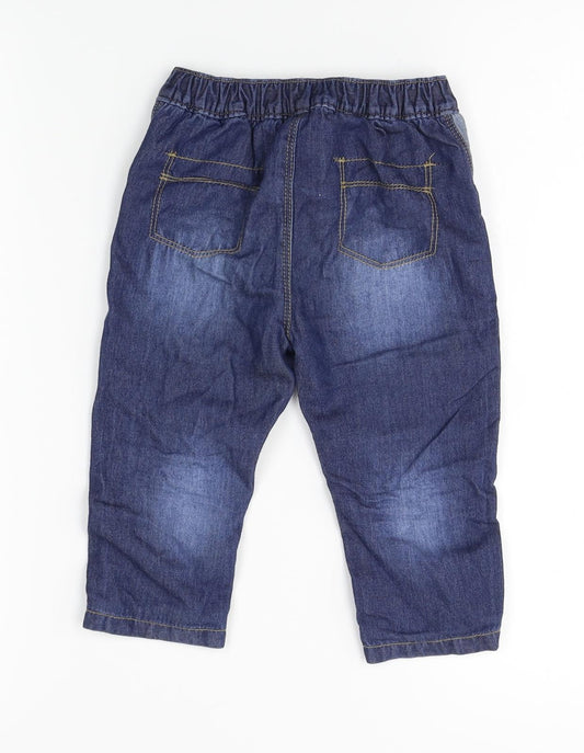 George Baby Blue Denim Jogger Jeans Size 12-18 Months
