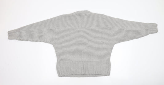 M&S Womens Grey Knit Pullover Jumper Size M