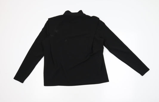 VERO MODA Womens Black Basic Blouse Size M