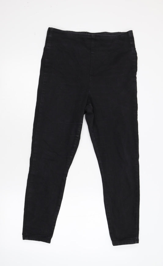 ASOS Womens Black Jegging Leggings Size 30 L25 in