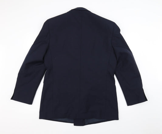 Burton Mens Blue Jacket Suit Jacket Size 40